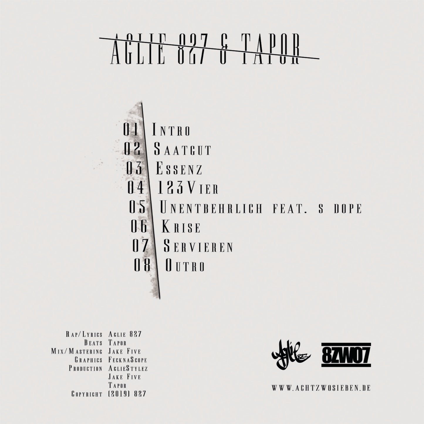 Aglie 827 - Delikate Kost EP [Digital]