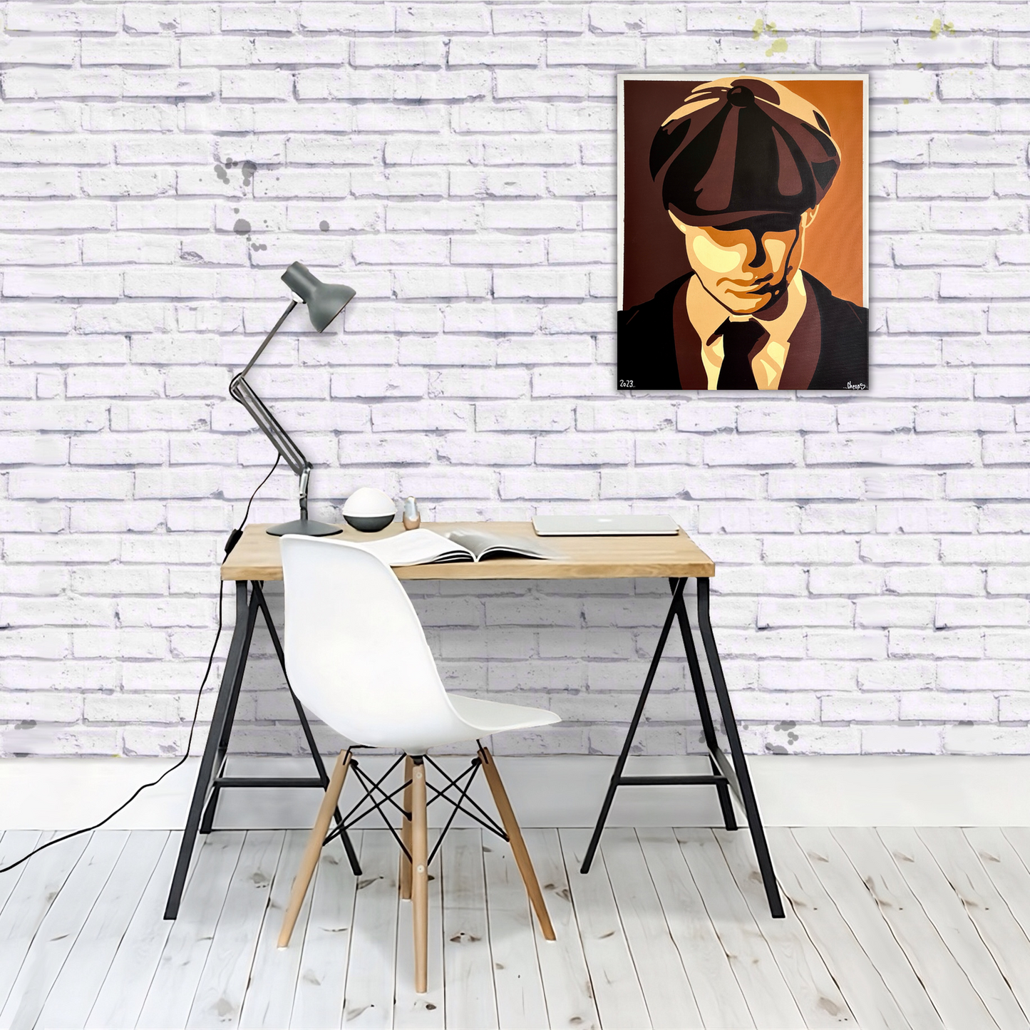Tommy Shelby Portrait [Leinwand]