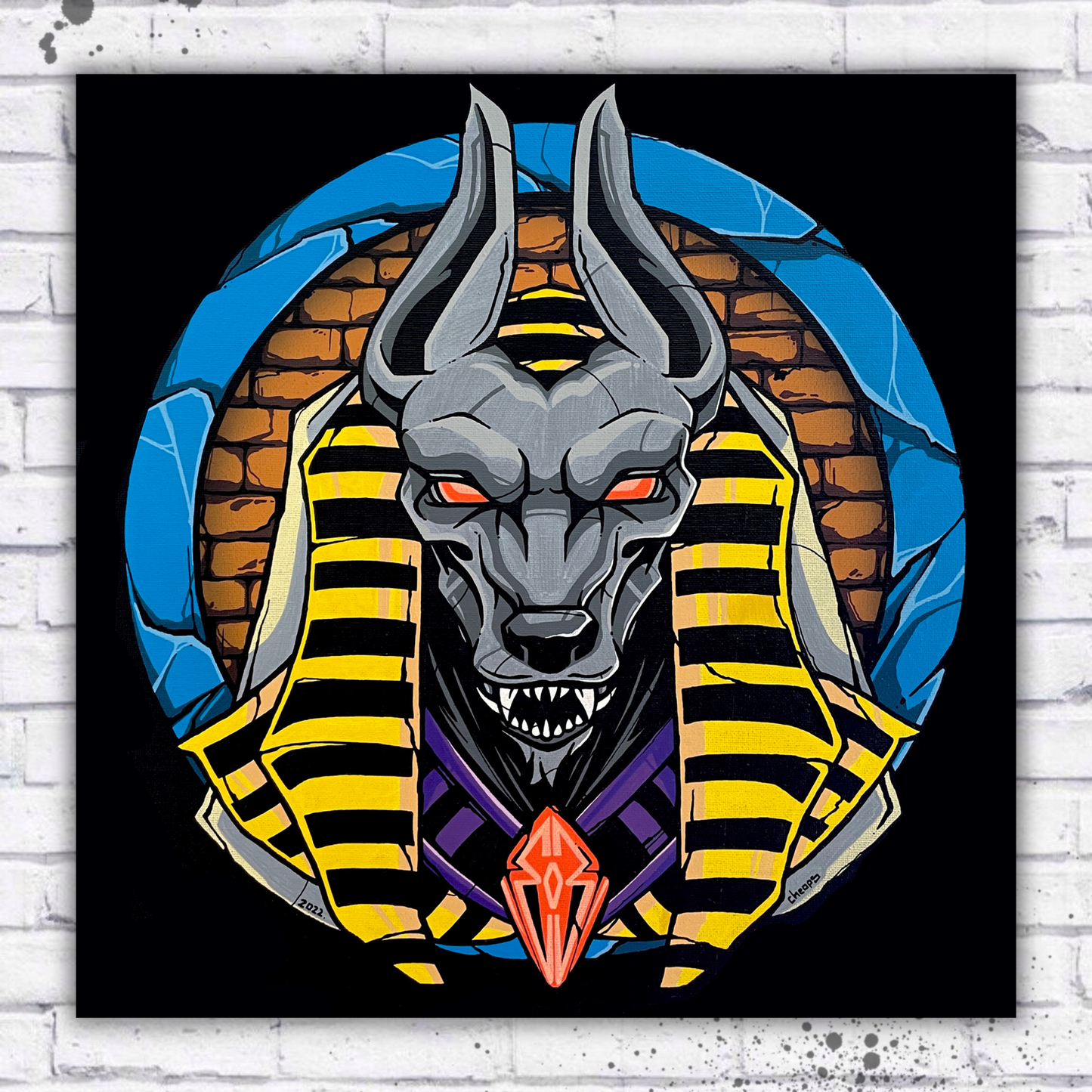 Anubis Portrait [Leinwand]
