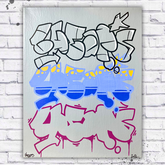 3E cHeops Graffiti [Leinwand]