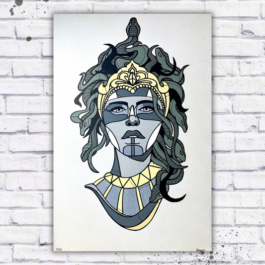 Medusa Portrait [Leinwand]