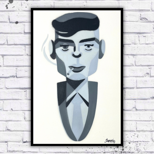 Tommy Shelby Illustration [Leinwand]