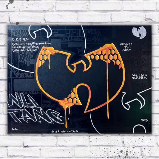 Wu tang Illustration [Leinwand]