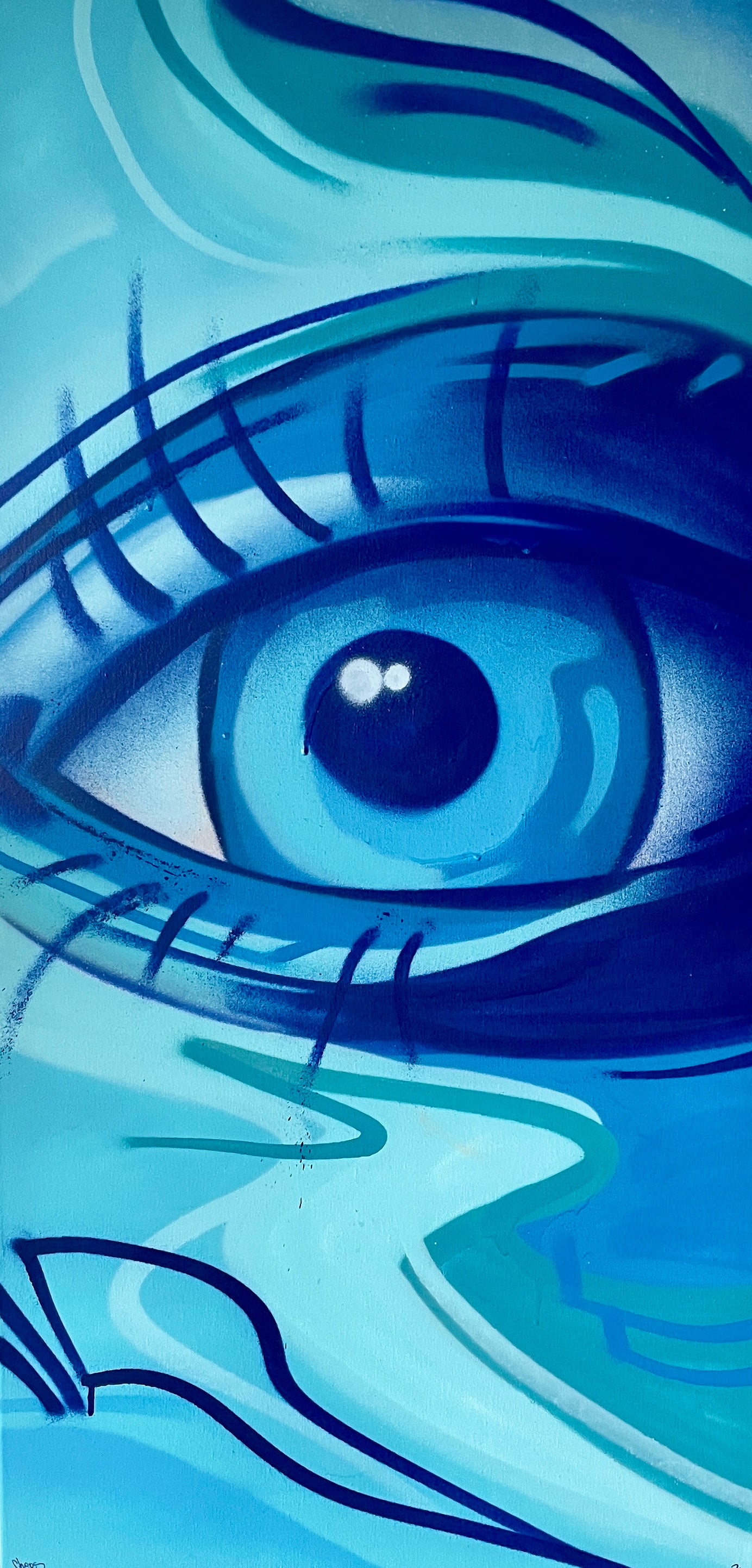 Inner Blue [Leinwand]
