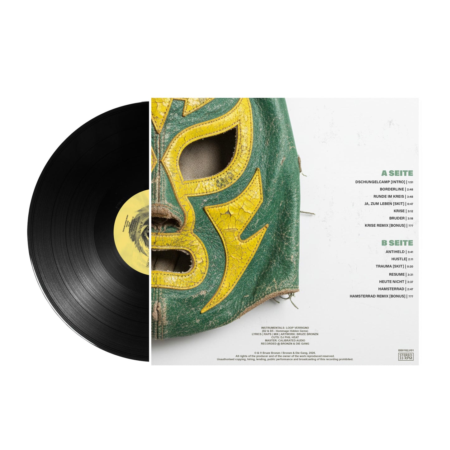 Bruze Bronzn , Loop Verrigno – Antiheld [Vinyl]
